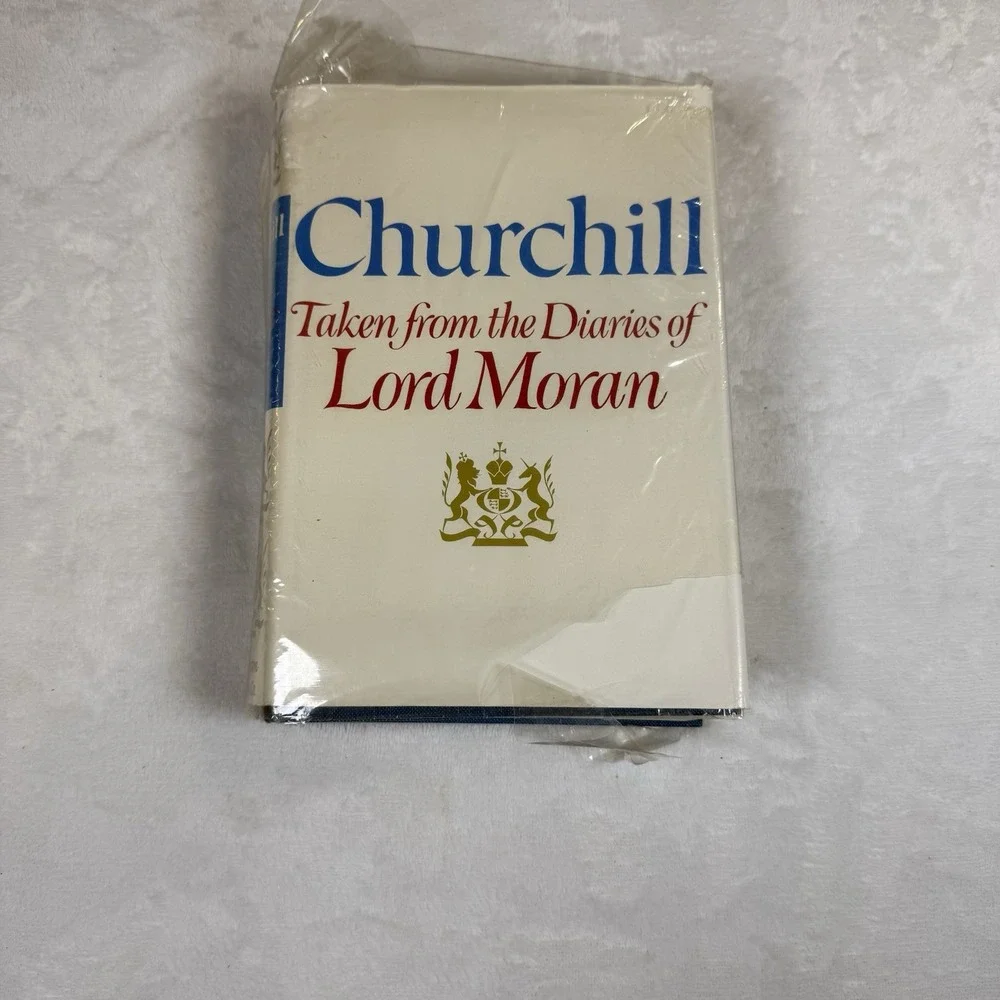 Churchill Diaries Lord Moran 1966 First American Edition 1st Printing WWII HC DJ